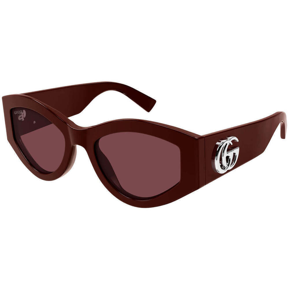 NWT Gucci GG1951S-003 Burgundy Red 53mm Sunglasses